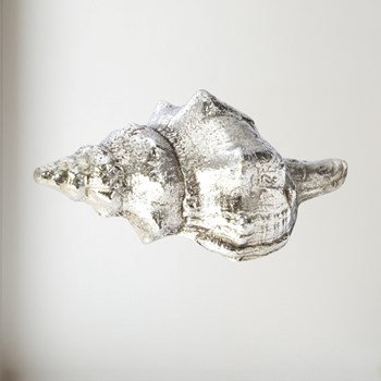Cast Pewter Tulip Shell Ornament cast Pewter Tulip Shell ornamnet