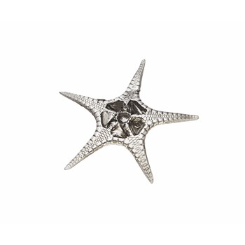 Cast Pewter Fancy Starfish Ornament Cast Pewter Fancy Starfish Ornament