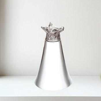 5oz Fox Head Pewter Jigger Cup