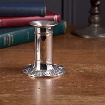 Celtic Pewter Candle Holder Large