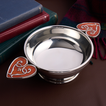 Extra Large Red Heart Of The Highlands Quaich