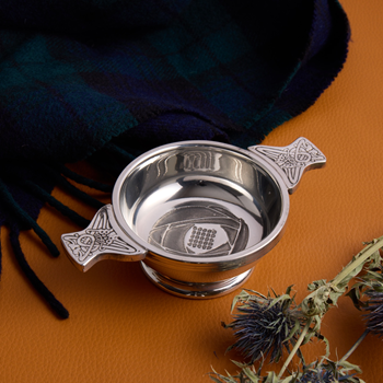 Charles Rennie Mackintosh Standard Pewter Quaich
