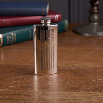 Charles Rennie Mackintosh 2oz Pewter Purse Flask