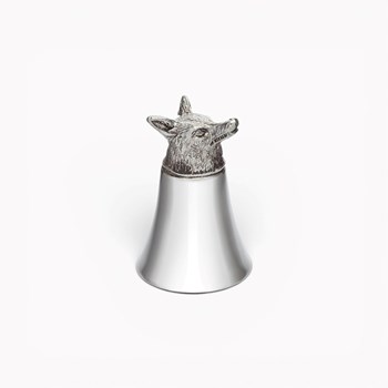 Fox Head 3oz Pewter Jigger Cup
