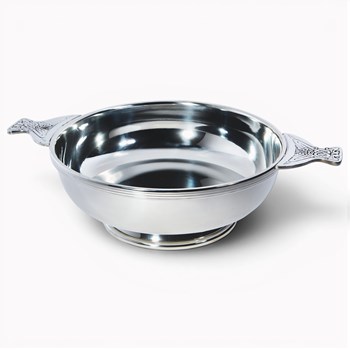 Giant Pewter Ten Inch Quaich Ten Inch Pewter Quaich
