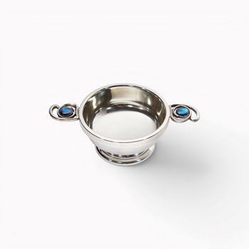 Kilda Quaich – Blue Abalone Gem Heart Handles