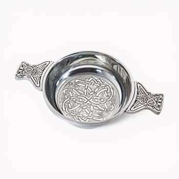 Celtic Circle Large Pewter Quaich