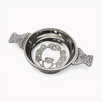 Claddagh Large Pewter Quaich Claddagh Large Pewter Quaich