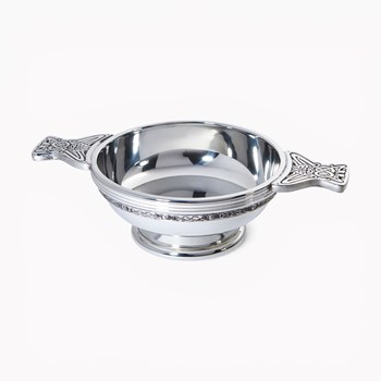 Celtic Band Large Pewter Quaich
