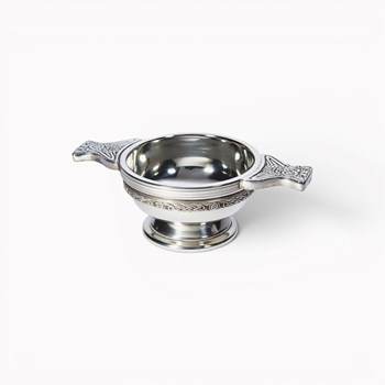 Celtic Band Small Pewter Quaich