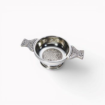 Celtic Circle Small Pewter Quaich