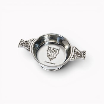 Lion Of Scotland Standard Pewter Quaich