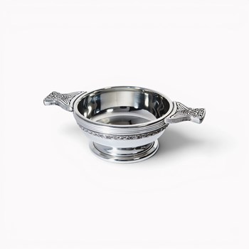 Celtic Band Standard Pewter Quaich