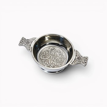 Celtic Circle Standard Pewter Quaich