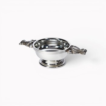 43S-TED Teddy handle Pewter Quaich