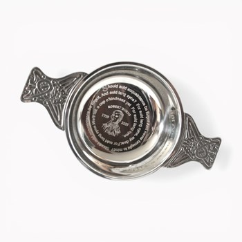 Commemorative Engraved Burns Quaich