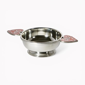 Extra Large Red Heart Of The Highlands Quaich