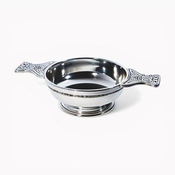 Celtic Band Pewter Large Plus Quaich