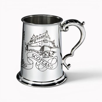 Scotland One Pint Pewter Tankard