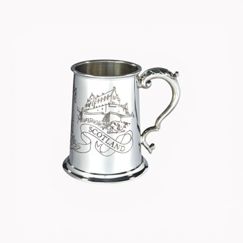 Scotland One Pint Pewter Tankard