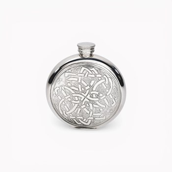 Round Celtic Circle Flask