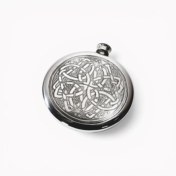 Celtic Circle Pewter Sporran Flask
