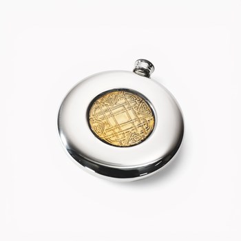Celtic Gold Pewter Sporran Flask