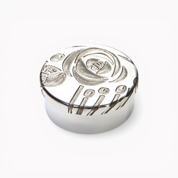Charles Rennie Mackintosh Small Pewter Trinket Box