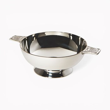 Small Silver Plated Celtic Quaich Small Silver Plated Celtic Quaich
