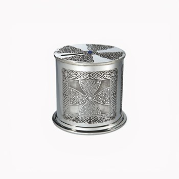 Celtic Cross Pewter Money Box