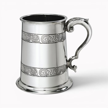Kells One Pint Pewter Tankard