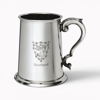 Lion Of Scotland Pewter Tankard