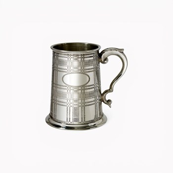 Tartan Pewter Tankard