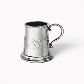 Embossed Celtic Band Pewter Baby Mug