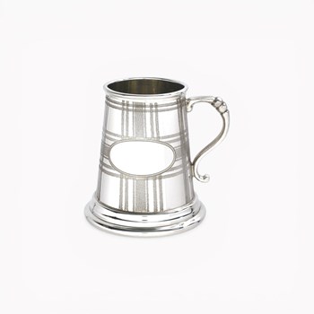 Tartan Pewter Baby Mug Tartan Pewter Baby Mug