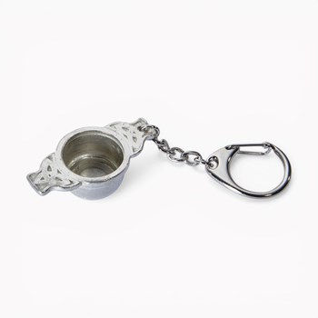 Cast Pewter Quaich Keyring