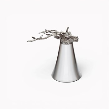 Stag Head 5oz Pewter Jigger Cup