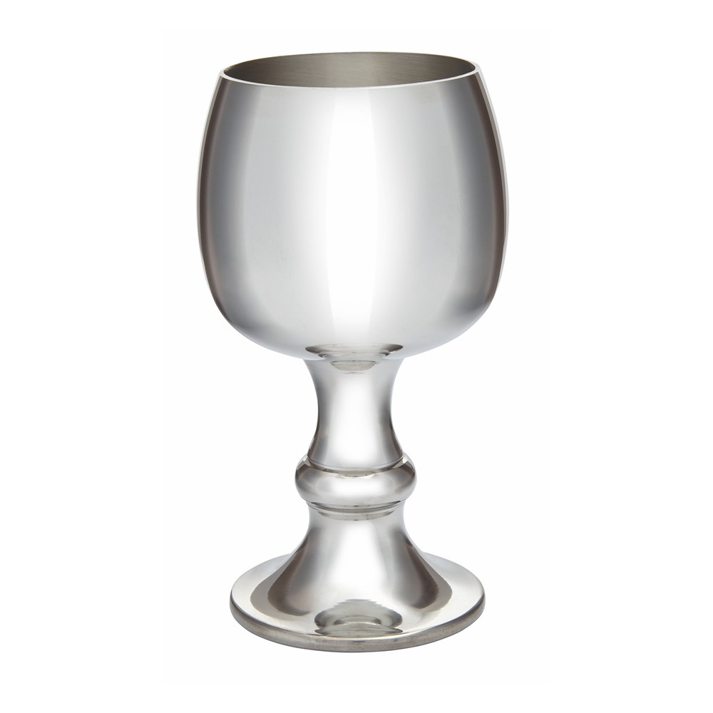 Tulip Pewter Goblet