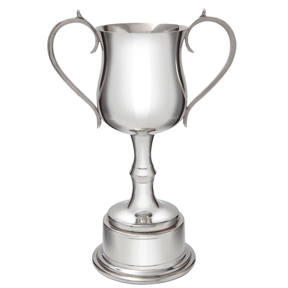 Large Georgian Pewter Trophy