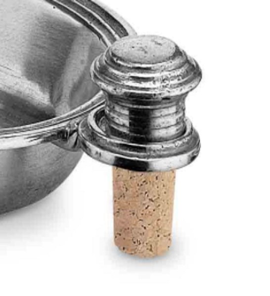 Pewter & cork stopper