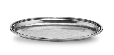 Pewter small oval dish