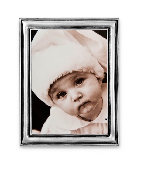 Pewter narrow picture frame extra large 21 cm x 27 cm (18 cm x 24 cm)