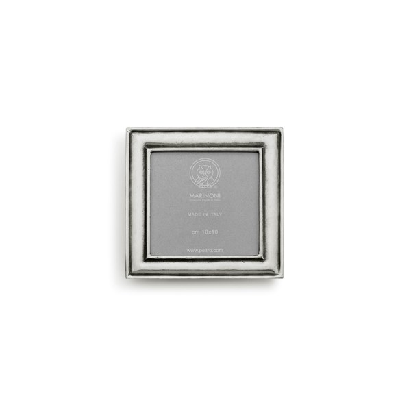 Pewter square picture frame large 16cm x 16cm ( 13cm x 13cm)