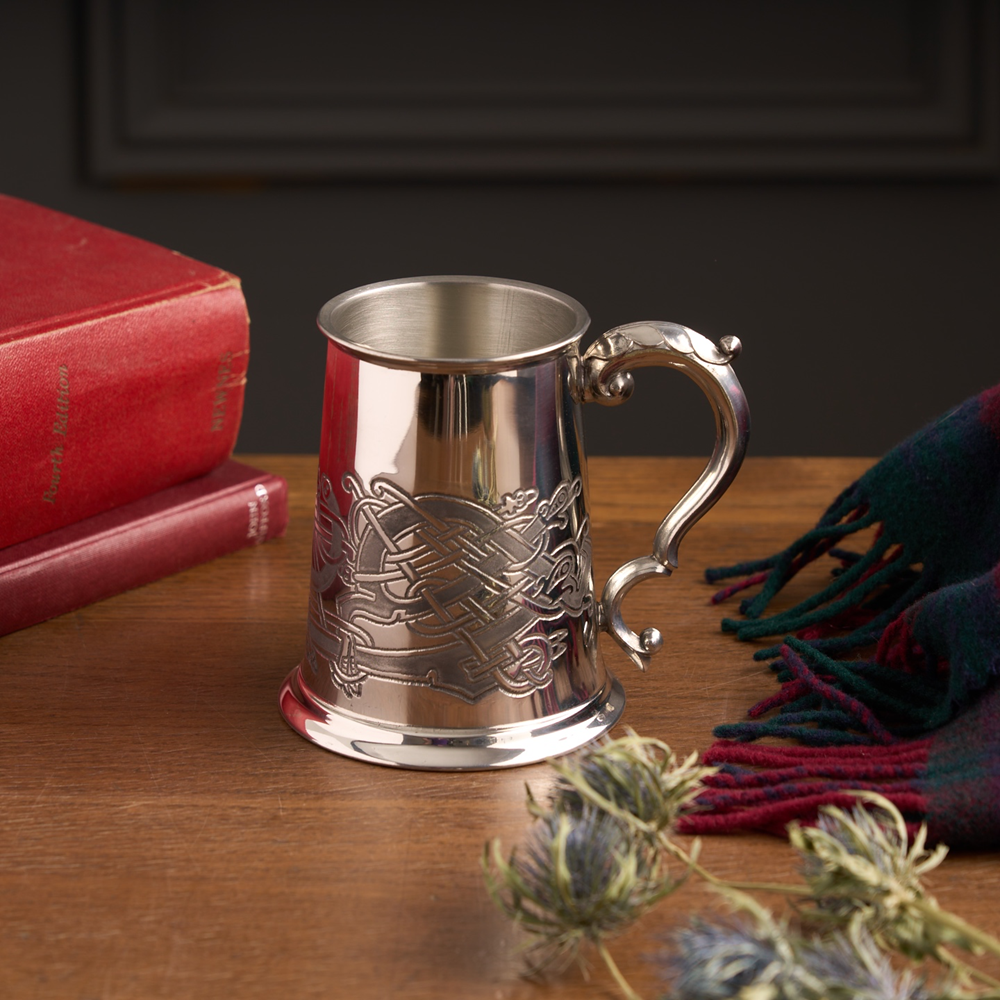 Celtic Birds Pewter Tankard Celtic Birds Pewter Tankard
