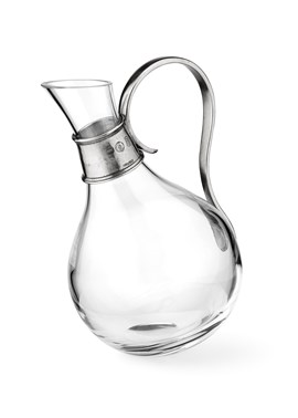 Pewter & Glass Decanter