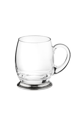 Pewter & glass mug