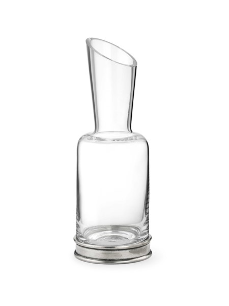 Pewter and glass decanter 400cl
