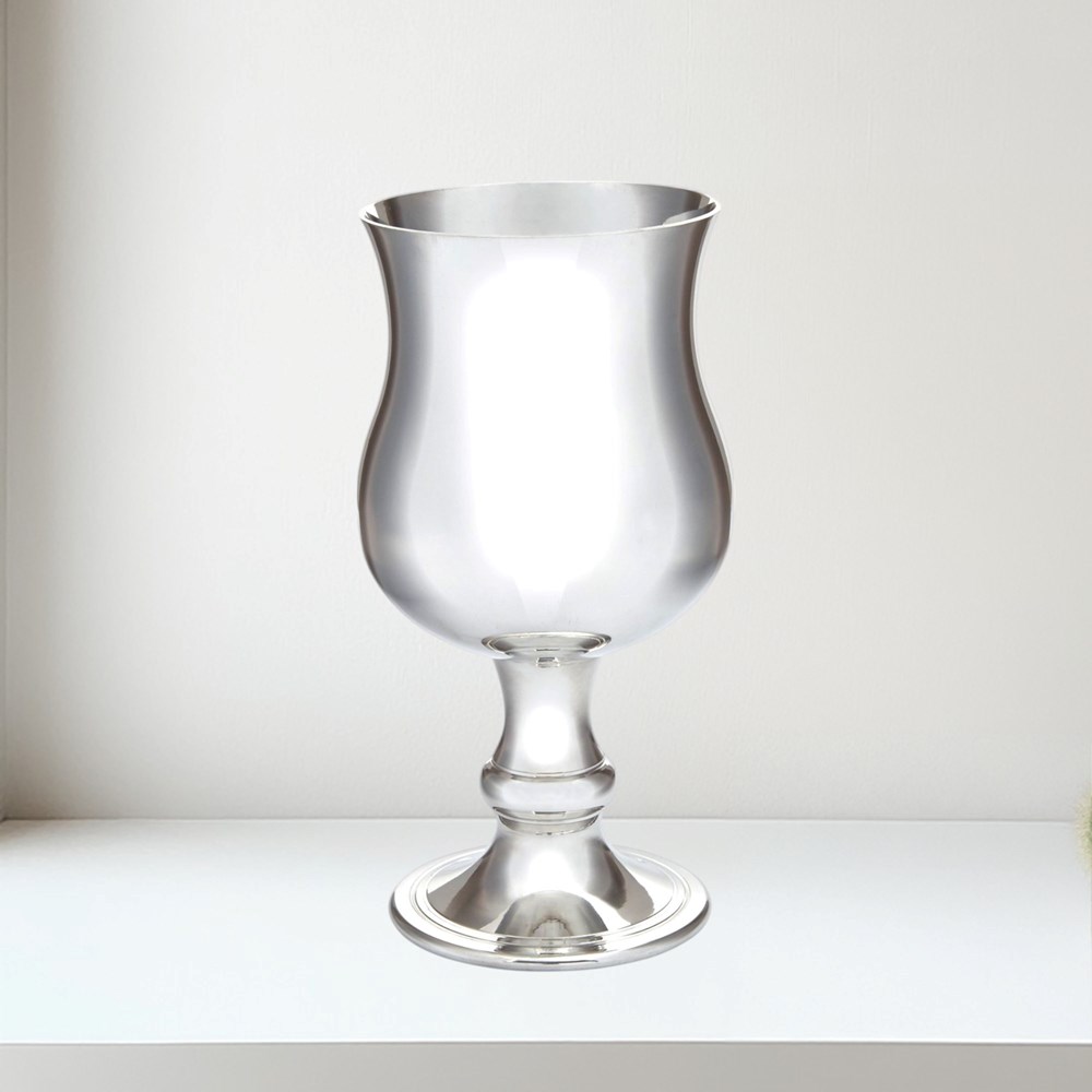 Large Georgian Pewter Goblet