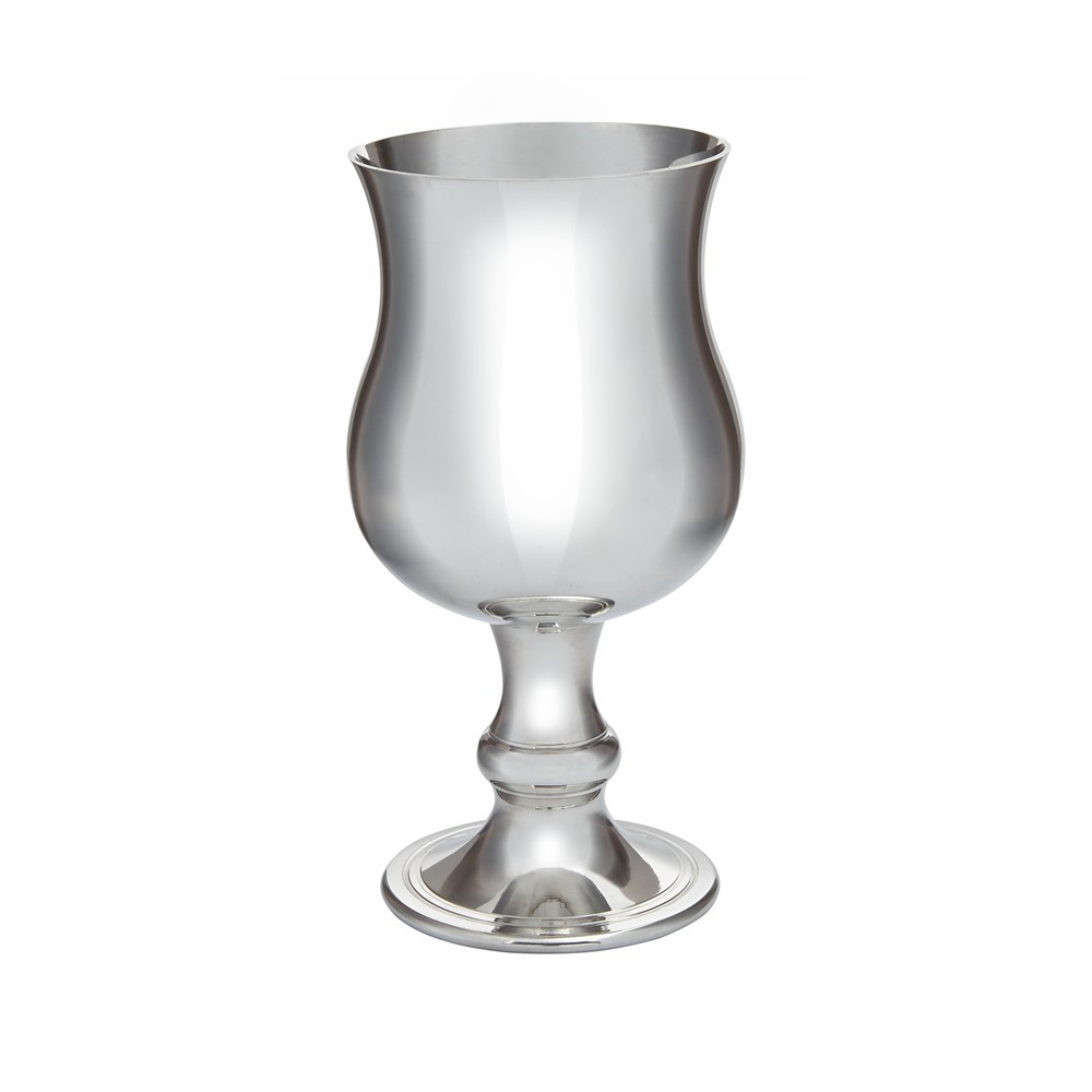 Large Georgian Pewter Goblet