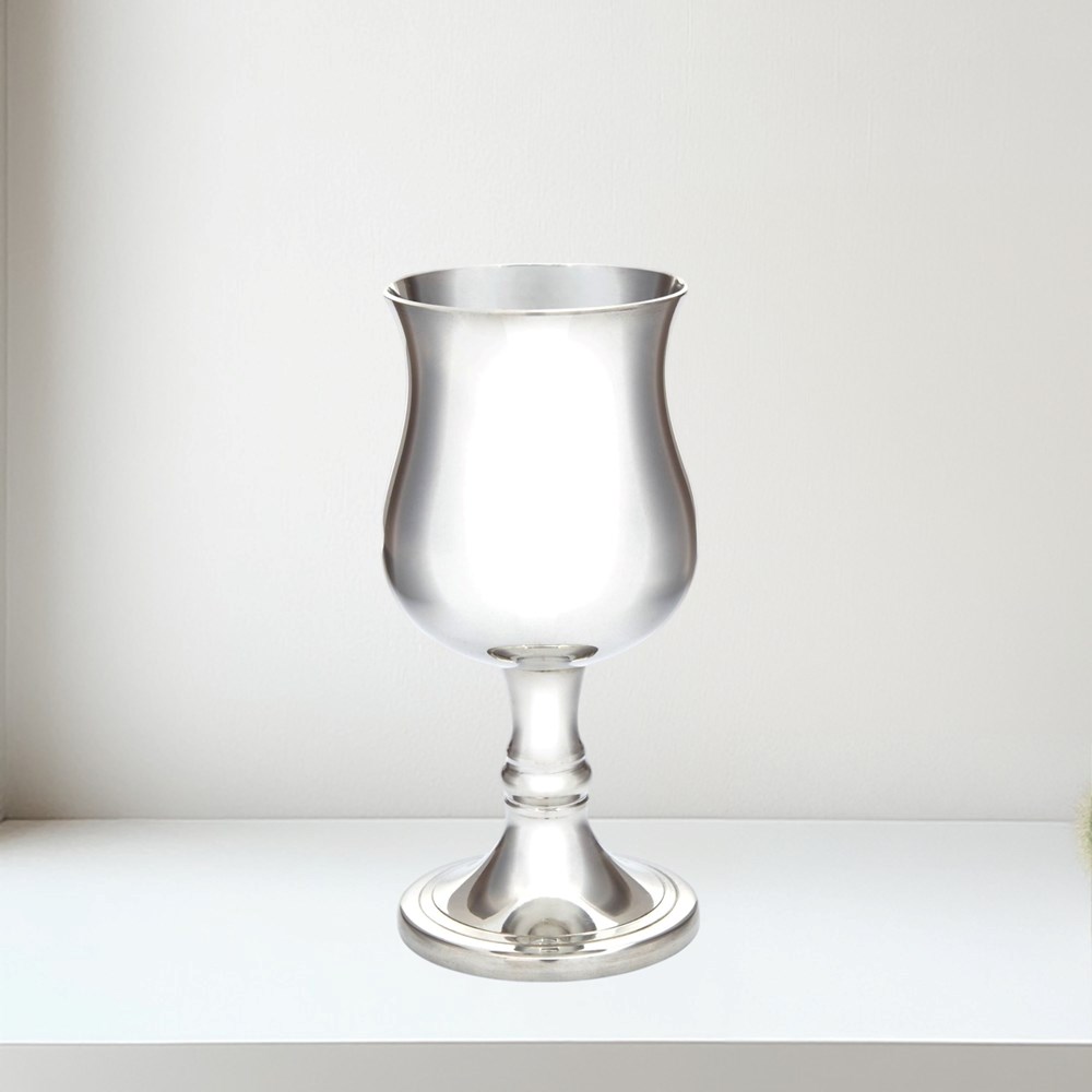 Small Georgian Pewter Goblet